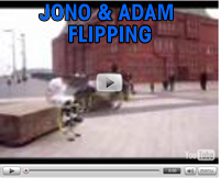Jono and Adam Flipping in Cardiff